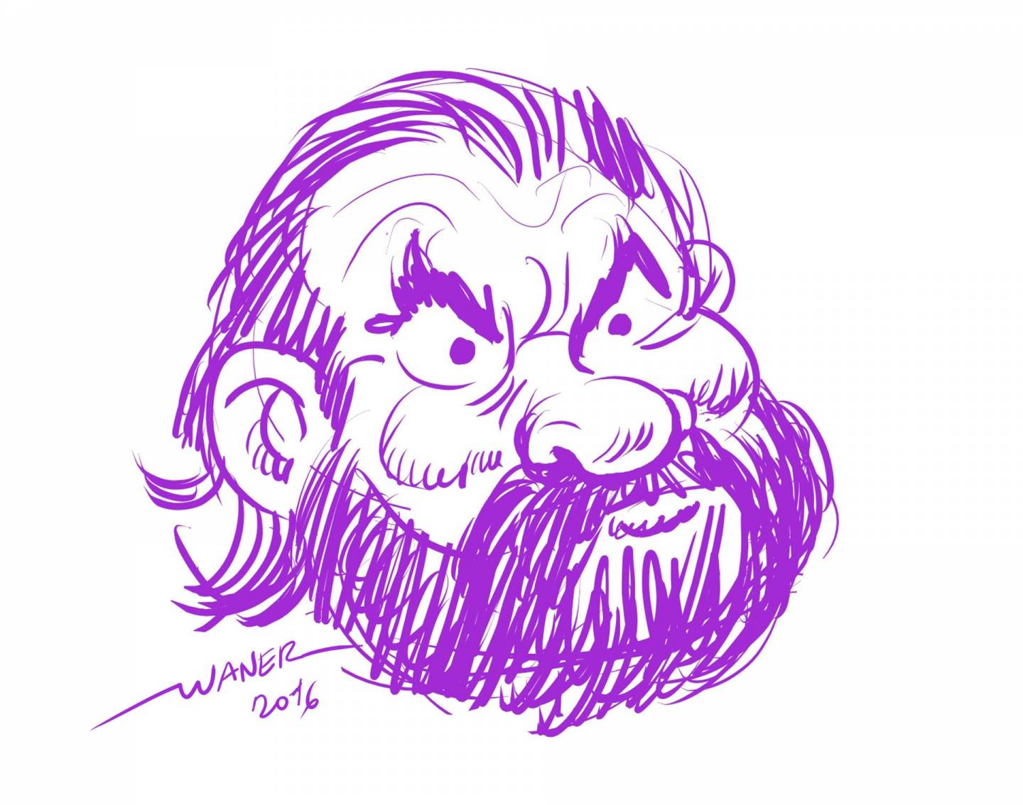 Caricatura do Barba